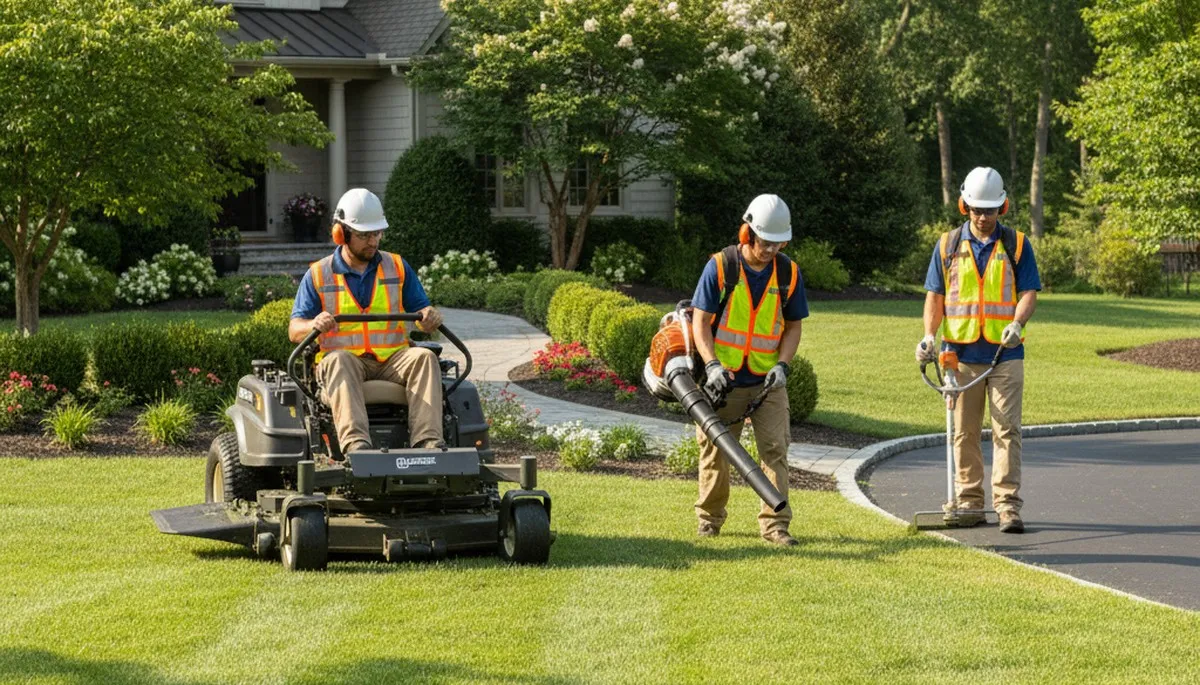 Ogden, UT tree service crew providing professional tree care and lawn maintenance for local homeowners