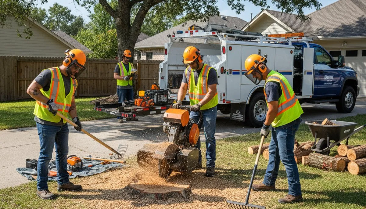 Ogden, UT stump removal service clearing old tree stumps for safe, usable yard space