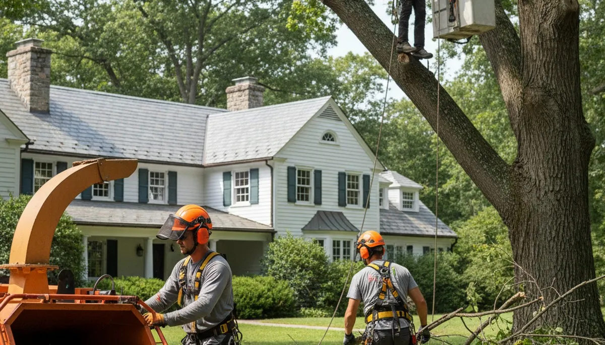 Tree service crew providing professional tree removal in Ogden, UT