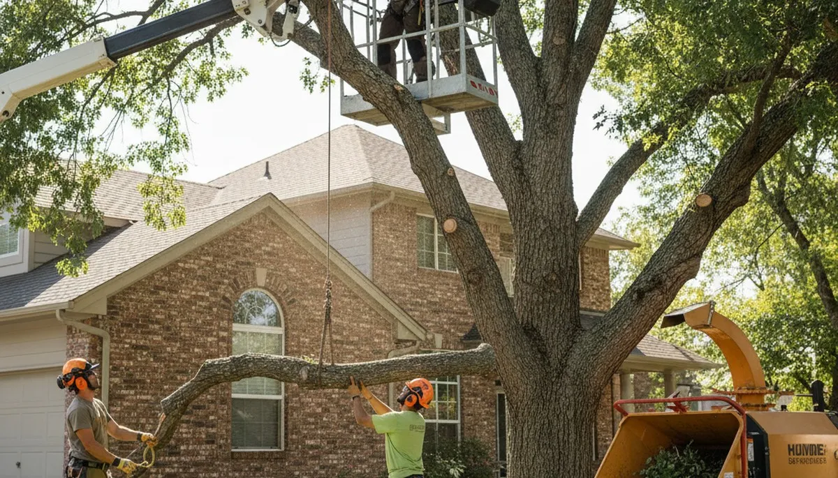 Tree service crew in Ogden, UT providing professional tree removal and trimming services