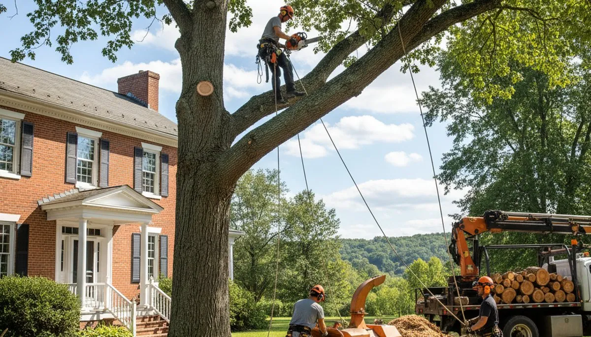 Tree service crew providing professional tree removal in Ogden, UT