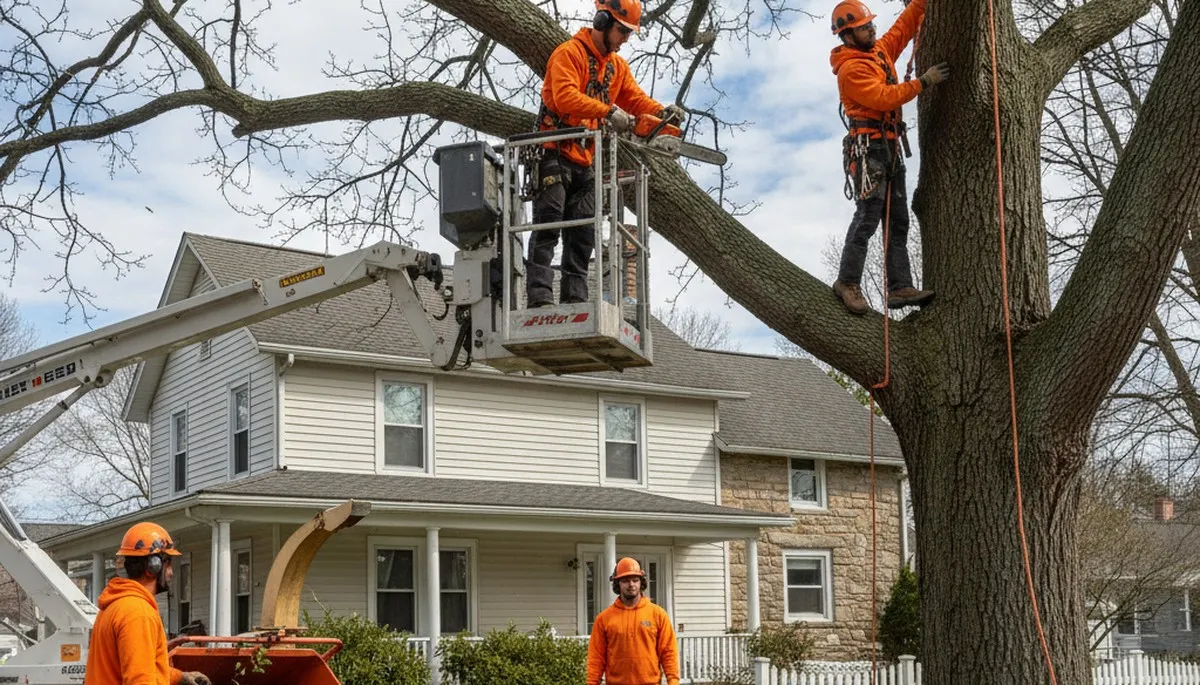 Tree service crew in Ogden, UT providing professional tree removal and trimming support