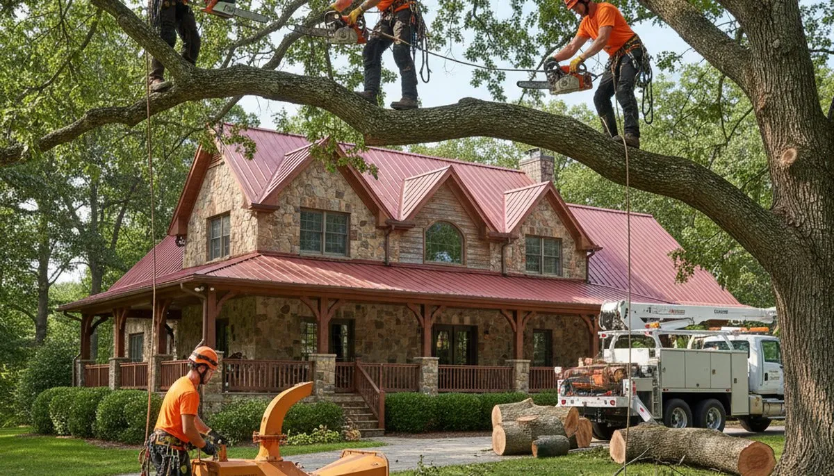 Tree service crew in Ogden, UT providing professional tree removal for local homeowners