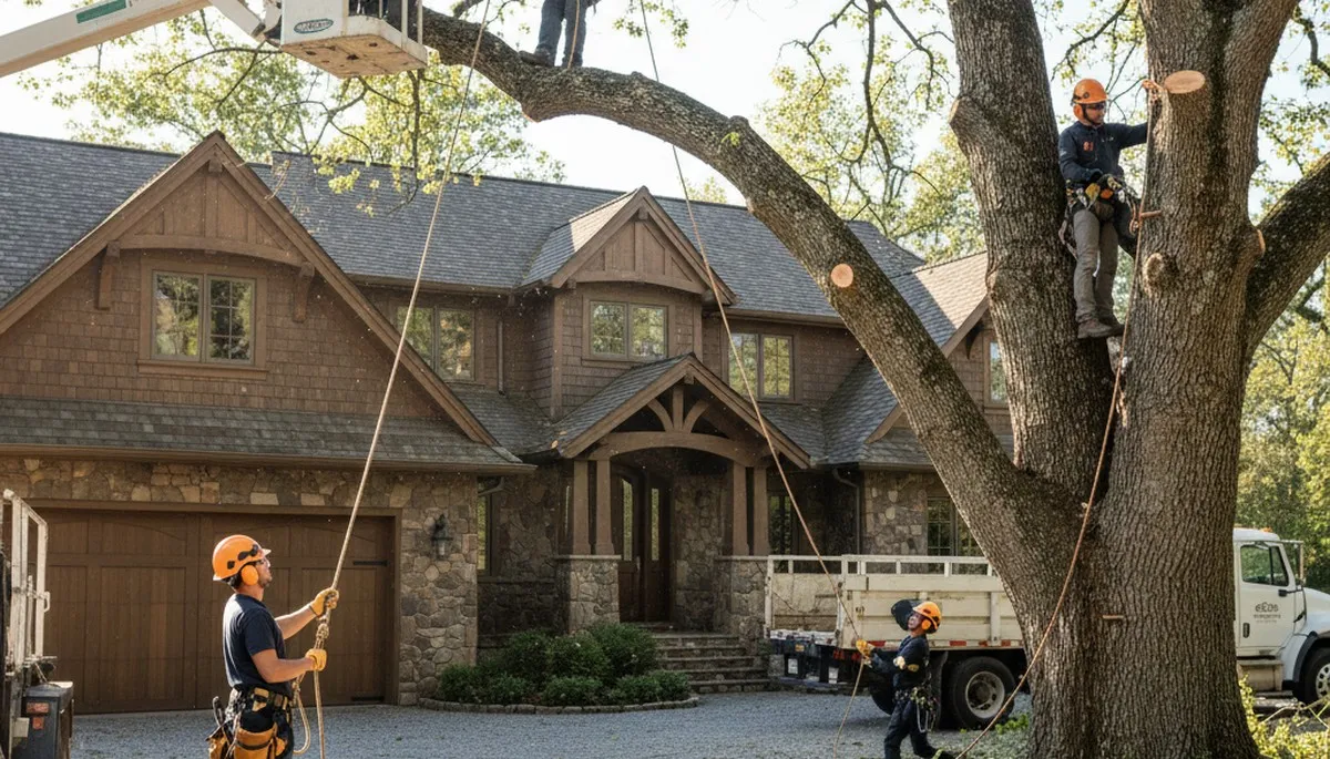 Tree service crew providing professional tree removal in Ogden, UT