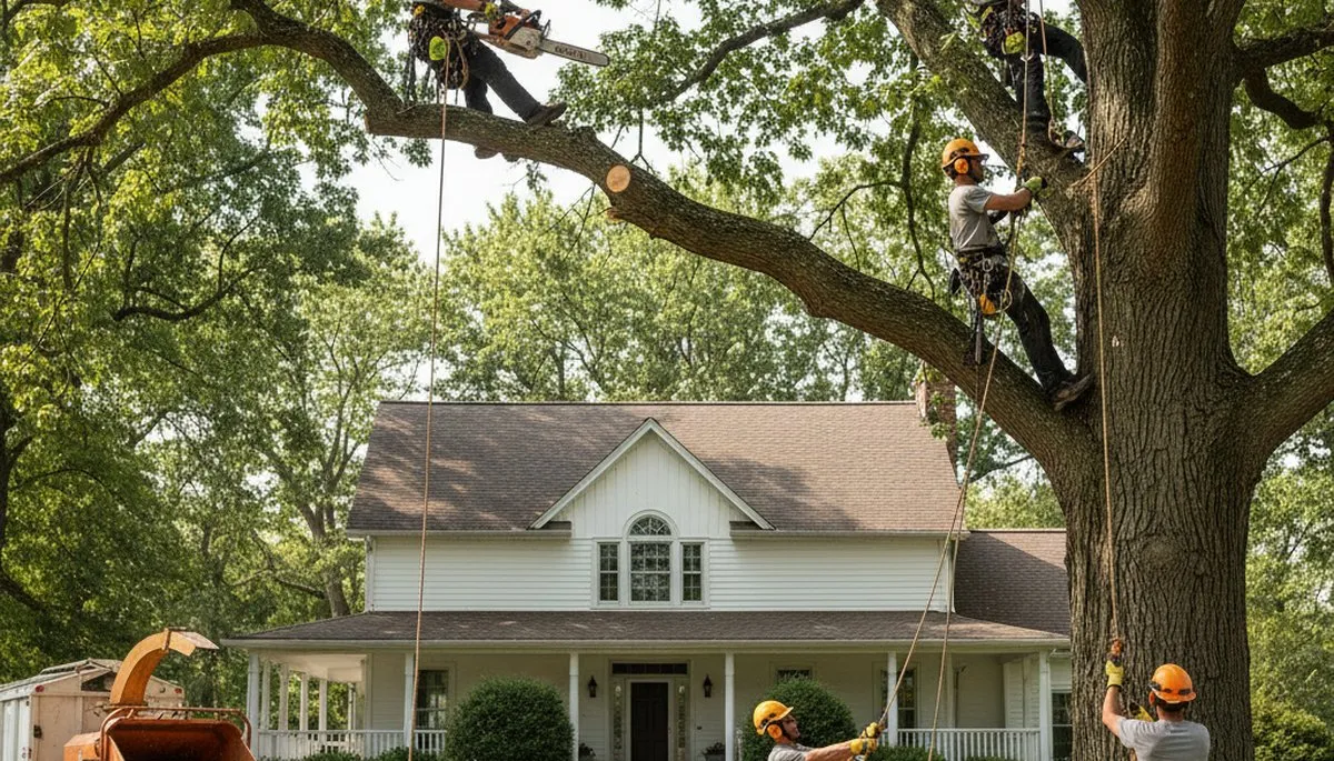 Tree service crew providing professional tree removal in Ogden, UT