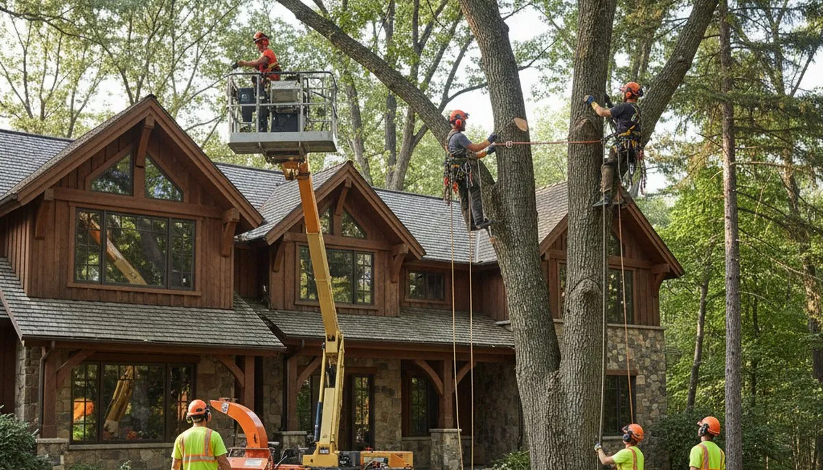 Tree service crew in Ogden, UT providing professional tree removal and pruning for homes and businesses