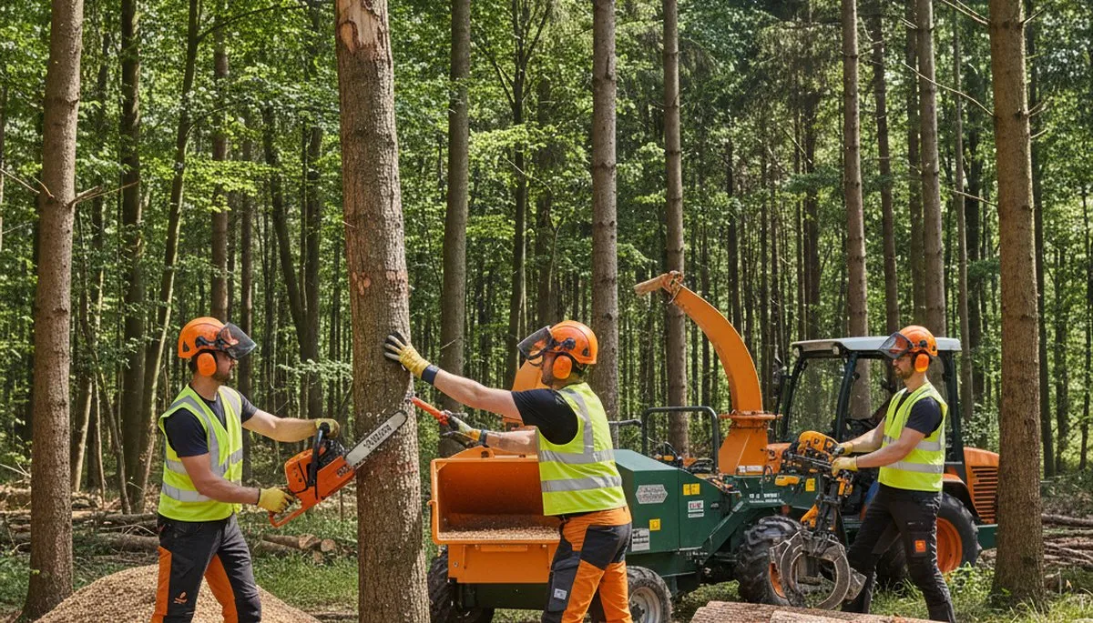 Woodlot management team in Ogden, UT clearing and maintaining wooded land for safer, healthier property